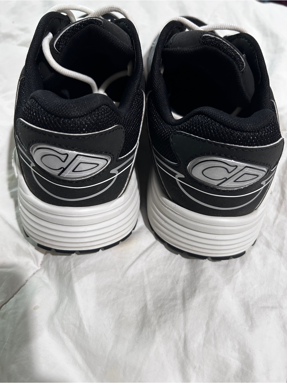 Dior Men's Black & White Runner Sneaker - Picture 4 of 8